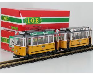 LGB 2035 & 3500 Strassenbahn Triebwagen mit Beiwagen