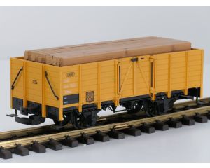 LGB 40821 Primus Güterwagen Gelb der norddeutschen Inselbahnen