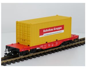 PIKO 37020 G Schiebeplanenwagen DB Raillion V, Metallrader