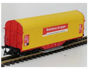 PIKO 37720 G Schiebeplanenwagen DB Raillion V, Metallrader