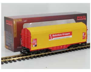 PIKO 37720 G Schiebeplanenwagen DB Raillion V, Metallrader