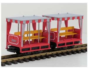 LGB 3041 Set van 2 Veldbaanwagon's
