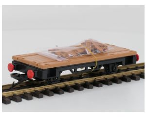 Playmobil 4105 Platte wagen met bouwdeeltjes