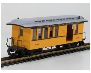 LGB 3081 Baggage & Express car No 3081 Denver & Rio Grande Western