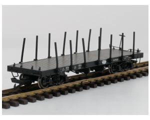 LILIPUT L95753 SBB PLATTE RONGENWAGEN ZWART, Metallrader