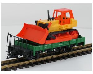 LGB 42230 open goederenwagen 99-17-23 K met bulldozer, Metallrader