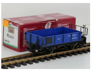 LGB 94015 open goederenwagen blauw Lake George & Boulder