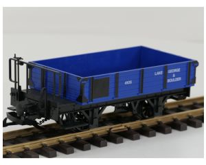 LGB 94015 open goederenwagen blauw Lake George & Boulder