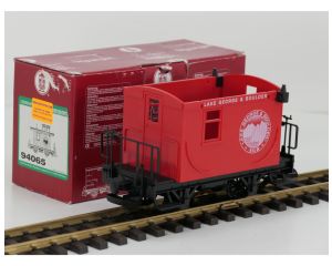 LGB 94065 Bastler Lake George & Boulder rood, ohne Dach