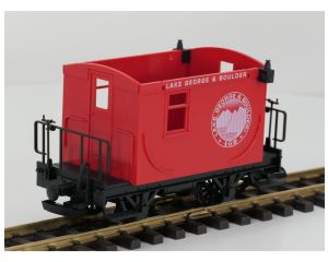 LGB 94065 Bastler Lake George & Boulder rood, ohne Dach