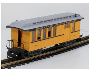 LGB 3083 Baggage & Express car Denver & Rio Grande Western, Discolored