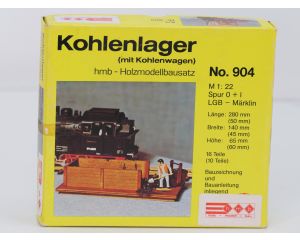 HMB 904 Kohlelager (mit Kohlenwagen) Fur LGB, Pola, Gartenbahn