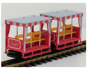 LGB 3041 Set van 2 Veldbaanwagon's
