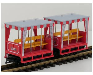 LGB 3041 Set van 2 Veldbaanwagon's