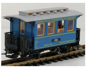 LGB 3013 C  Dining-car Bi s 3614, Metallrader, Innenbeleuchtung