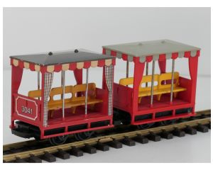 LGB 3041 Set van 2 Veldbaanwagon's