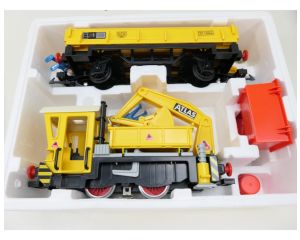 Playmobil 4053 Kraanlok met wagon en bemanning