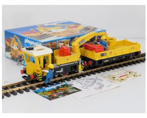 Playmobil 4053 Kraanlok met wagon en bemanning