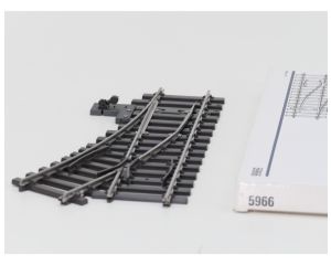 Märklin Spur1 5966 Wissel Rechts, Met handbediening, R 600mm 30&#039;