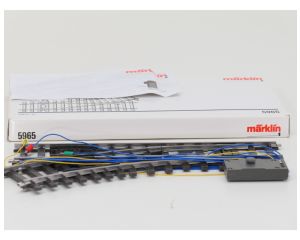 Märklin Spur1 5965 Wissel links, Elektrisch, R 600mm 30&#039;