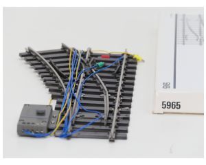 Märklin Spur1 5965 Wissel links, Elektrisch, R 600mm 30&#039;