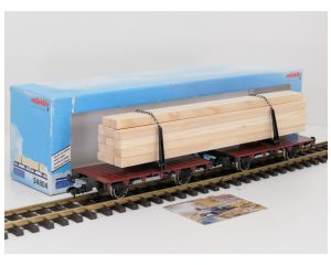 Märklin 54804 Maxi Drehschemelwagen Langholzwagen