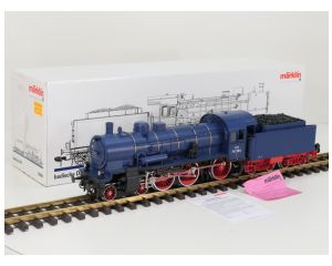Märklin Spur1 Delta 55981 Stoomlocomotief met tender - P8 1164 Baden in blauwe kleur - Bad.Sts.B, Sound