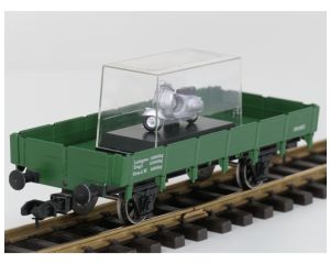 Märklin Spur1 54403 Niederbordwagen 26462 mitt 1:32 Vespa 150 GS von Schuco