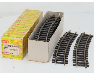 LGB 16000 Doos 12St. Gebogenes Gleis,R3,22.5 Grad