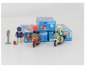 Playmobil 3564 3349 3565 Set Motoragent Lovely Rita Motorrijder OVP #9510