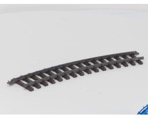 LGB 16000 Gebogenes Gleis,R3,22.5 Grad, Buiten gebruikt, Ongepoetst, Met Schroefbare railverbinders