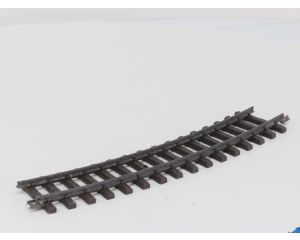 LGB 16000 Gebogenes Gleis,R3,22.5 Grad, Buiten gebruikt, Ongepoetst, Met Schroefbare railverbinders