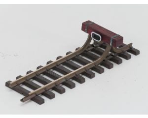 Klein-Serie Oldtimer Stootblok met echt hard-houten stootbalk