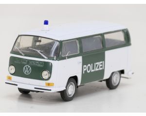 Schaal 1:24 Welly set 3x VW bus 2x creme & 1x polizei #9369