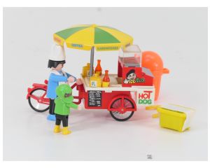 Playmobil 3848 Hotdogkar met verkoper OVP #9526