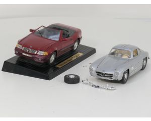 Schaal 1:18 Maisto 12047s en 31801 Mercedes-Benz set 300 SL Güllwing en 500 SL #9379