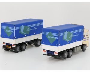 Schaal 1:25 EMEK Scania 143N Streamline vrachtwagen met aanhanger #9381