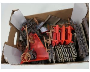 Playmobil Middeleeuwen grote doos met restanten #9589