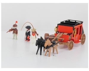 Playmobil 3245 A Western postkoets 95% compleet #9591