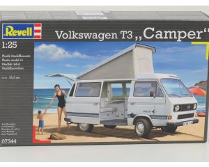 Revell 7344 1:25 Volkswagen T3 Camper Westfalia Plastik-Modellbausatz