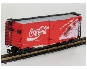 LGB 4391 Amerikaanse Boxcar Coca-Cola You Can't Beat the Feeling! Vitrinemodell