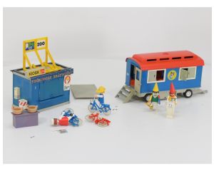 Playmobil 3477 Circus Woonwagen met Thüringer Bratwurst Kiosk, inclusief extra accessoires #9611
