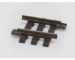 LGB 10070 Gerades Gleis, 75mm, Ongepoetst, met Schroefbare railverbinders