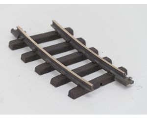 LGB 11020 Gebogenes Gleis, R1,15 Grad, Ongepoetst, met Schroefbare railverbinders