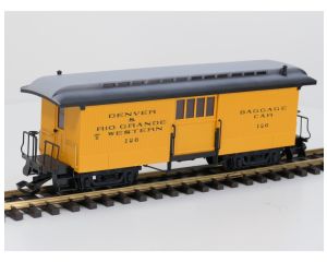 LGB 3084 D&RGW Aspen Gold Baggage Car nr 126