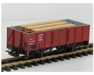 LGB 4021 Hochbordwagen Ow, Ausnehmbare Beladung