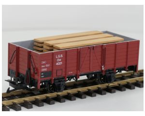 LGB 4021 Hochbordwagen Ow, Ausnehmbare Beladung