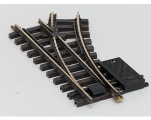 LGB 12050 Elekt.Weiche rechts,R1,30 Grad., Met Schroefbare railverbinders