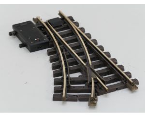 LGB 12050 Elekt.Weiche rechts,R1,30 Grad., Met Schroefbare railverbinders