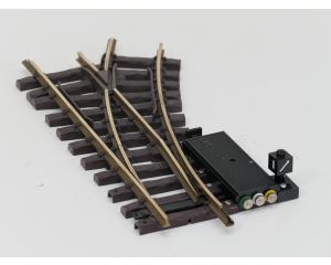 LGB 1205 Elekt.Weiche rechts,R1,30 Grad, Inc. Weichenlaterne (oud model)